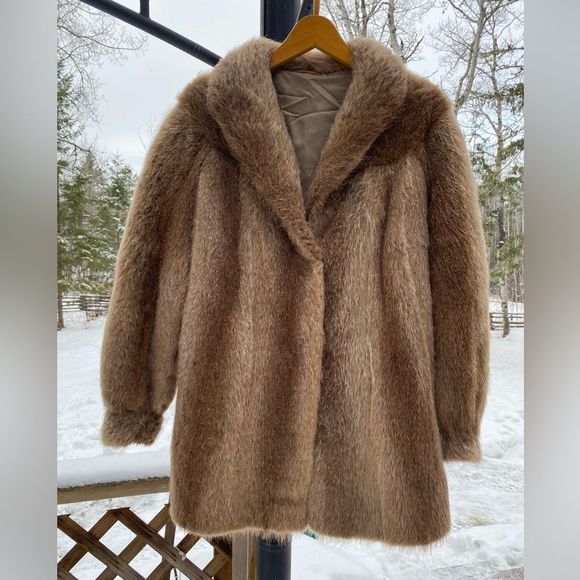 Genuine vintage mink fur coat 1960s real fur jacket rare - Picture 3 of 9